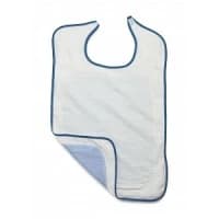 Medline #MDTAB3I33WH, BIB, ADULT, IMPERVIOUS, VELCRO, WHITE, 21X33, 12 EA/DZ Image Medline #MDTAB3I33WH, BIB, ADULT, IMPERVIOUS, VELCRO, WHITE, 21X33, 12 EA/DZ Image