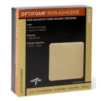 Medline #MSC1244EP, DRESSING, OPTIFOAM, NON-ADHESIVE, 4"X4", 10 EA/BX, 100 EA/CS Image Medline #MSC1244EP, DRESSING, OPTIFOAM, NON-ADHESIVE, 4"X4", 10 EA/BX, 100 EA/CS Image