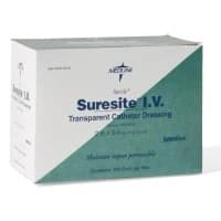 Medline #MSC2002, DRESSING, TRANSPARENT, FILM, SURESITE, 2X3", 100 EA/BX Image Medline #MSC2002, DRESSING, TRANSPARENT, FILM, SURESITE, 2X3", 100 EA/BX Image