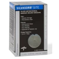 Medline #MSC9310EP, DRESSING, SITE, SILVASORB, 1"RND, SLIT, 4MM, 30/CS Image Medline #MSC9310EP, DRESSING, SITE, SILVASORB, 1"RND, SLIT, 4MM, 30/CS Image