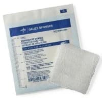 Medline #NON21420, Woven Sterile Gauze Sponges, 2" x 2", 8-ply (5.08 x 5.08 cm), 3000 EA/CS, 1500 PK/CS, 30 BX/CS Image Medline #NON21420, Woven Sterile Gauze Sponges, 2" x 2", 8-ply (5.08 x 5.08 cm), 3000 EA/CS, 1500 PK/CS, 30 BX/CS Image