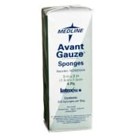 Medline #NON25334, GAUZE, SPONGE, AVANT, 3"X3", 4PLY, NS, LF, 200 EA/BG, 1 BG/BX, 20 BG/CS, 20 BG/CT Image Medline #NON25334, GAUZE, SPONGE, AVANT, 3"X3", 4PLY, NS, LF, 200 EA/BG, 1 BG/BX, 20 BG/CS, 20 BG/CT Image
