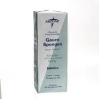 Medline #NON25430, GAUZE, SPONGE, XRAY, 4"X4", 16PLY, NS, LF, 2000 EA/CS Image Medline #NON25430, GAUZE, SPONGE, XRAY, 4"X4", 16PLY, NS, LF, 2000 EA/CS Image