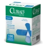 Medline #NON25500BL, BANDAGE, ADH, PLASTC, 3/4X3", BLUE, METAL DET, 1200 EA/CS, 12 BX/CS Image Medline #NON25500BL, BANDAGE, ADH, PLASTC, 3/4X3", BLUE, METAL DET, 1200 EA/CS, 12 BX/CS Image