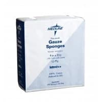 Medline #NON25812, GAUZE, SPONGE, 8"X4", 12PLY, WOVEN, NS, LF, 2000 EA/CS, 10 PK/CS Image Medline #NON25812, GAUZE, SPONGE, 8"X4", 12PLY, WOVEN, NS, LF, 2000 EA/CS, 10 PK/CS Image