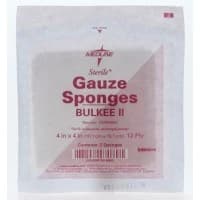 Medline #NON25844, GAUZE, SPONGE, FLUFF, 4"X4", 12PLY, STRL, 2'S, 50 EA/BX, 24 BX/CS Image Medline #NON25844, GAUZE, SPONGE, FLUFF, 4"X4", 12PLY, STRL, 2'S, 50 EA/BX, 24 BX/CS Image