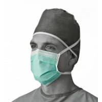 Medline #NON27371A, MASK, FACE, ANTI FOG, TAPE, GRN, TIES, LF, 300 EA/CS, 6 BX/CS Image Medline #NON27371A, MASK, FACE, ANTI FOG, TAPE, GRN, TIES, LF, 300 EA/CS, 6 BX/CS Image