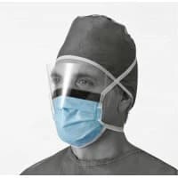 Medline #NON27420, MASK, FACE, SHIELD, BLUE, ANTI FOG, TIES, 100 EA/CS, 4 BX/CS Image Medline #NON27420, MASK, FACE, SHIELD, BLUE, ANTI FOG, TIES, 100 EA/CS, 4 BX/CS Image