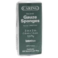 Medline #PRM21312C, GAUZE, SPONGE, 3X3, 12PLY, NS, LF, 200/PK, 200 EA/BG, 20 BG/CS Image Medline #PRM21312C, GAUZE, SPONGE, 3X3, 12PLY, NS, LF, 200/PK, 200 EA/BG, 20 BG/CS Image