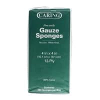 Medline #PRM21412C, GAUZE, SPONGE, 4"X4", 12PLY, NS, LF, 2000/CS, 2000 EA/CS Image Medline #PRM21412C, GAUZE, SPONGE, 4"X4", 12PLY, NS, LF, 2000/CS, 2000 EA/CS Image