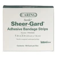 Medline #PRM25600, BANDAGE, ADHESIVE, PLASTIC, 1"X3", ST, LF, 100 EA/BX, 12 BX/CS Image Medline #PRM25600, BANDAGE, ADHESIVE, PLASTIC, 1"X3", ST, LF, 100 EA/BX, 12 BX/CS Image