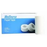 Medsource International #MS-15410, Tape 1"x10yd Paper Adhesive White Knitted 12RL/Bx, 12 BX/CA Image Medsource International #MS-15410, Tape 1"x10yd Paper Adhesive White Knitted 12RL/Bx, 12 BX/CA Image