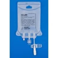 Metrix-Secure #66410, 500ml EVA Legless Bag Male Screw Connector, 50/CS Image Metrix-Secure #66410, 500ml EVA Legless Bag Male Screw Connector, 50/CS Image