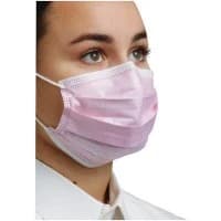 Mydent International #MK-7110, Dual Fit Ear-Loop Face Masks, Pink, ASTM Level-1, 50 Per/Bx Image Mydent International #MK-7110, Dual Fit Ear-Loop Face Masks, Pink, ASTM Level-1, 50 Per/Bx Image