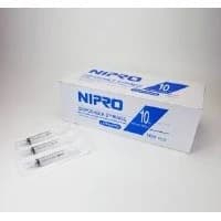 Nipro #JD+10S-WEI, Syringe 10cc LS w/o Needle w/ Cap 100x9Bx 900/Ca Image Nipro #JD+10S-WEI, Syringe 10cc LS w/o Needle w/ Cap 100x9Bx 900/Ca Image