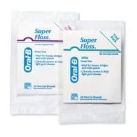 Procter & Gamble #13265220, Super Floss Sample Pack Mint 10/Bag 100bg/BX Image Procter & Gamble #13265220, Super Floss Sample Pack Mint 10/Bag 100bg/BX Image