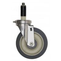 Quantum Storage System #WR00HS, CASTER, STEM, 4 SWIVEL, 5", 2W / BRAKE, POLY / SS, EACH Image Quantum Storage System #WR00HS, CASTER, STEM, 4 SWIVEL, 5", 2W / BRAKE, POLY / SS, EACH Image