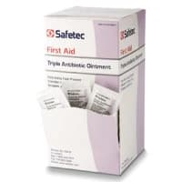 Safetec Of America #53210, Ointment First Aid Triple Antibiotic 0.9gm 144/Bx, 12 BX/CA Image Safetec Of America #53210, Ointment First Aid Triple Antibiotic 0.9gm 144/Bx, 12 BX/CA Image