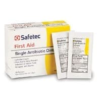 Safetec Of America #53305, Ointment First Aid Single Antibiotic Bacitracin 0.9gm 25/Bx, 36 BX/CA Image Safetec Of America #53305, Ointment First Aid Single Antibiotic Bacitracin 0.9gm 25/Bx, 36 BX/CA Image