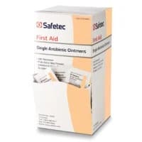 Safetec Of America #53610, Ointment First Aid Single Antibiotic Neomycin 0.9gm Single 144/Bx, 12 BX/CA Image Safetec Of America #53610, Ointment First Aid Single Antibiotic Neomycin 0.9gm Single 144/Bx, 12 BX/CA Image