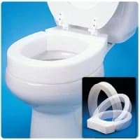 Sammons Preston #4071, SEAT, TOILET, HINGED, ELEVATED, STD, BOLTS ON, EACH Image Sammons Preston #4071, SEAT, TOILET, HINGED, ELEVATED, STD, BOLTS ON, EACH Image