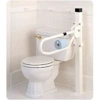 Sammons Preston #6312, SUPPORT, FLOOR, FOR TOILET HINGED ARM SUPP, EACH Image Sammons Preston #6312, SUPPORT, FLOOR, FOR TOILET HINGED ARM SUPP, EACH Image