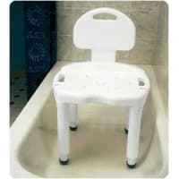Sammons Preston #920304, BENCH, BATH, UNIVERSAL W/BACK, EACH Image Sammons Preston #920304, BENCH, BATH, UNIVERSAL W/BACK, EACH Image