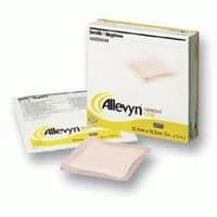 Smith & Nephew #66020044, Allevyn Adhesive Dressing 5"x5" 10/BX Image Smith & Nephew #66020044, Allevyn Adhesive Dressing 5"x5" 10/BX Image