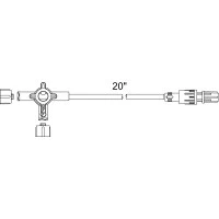 Smiths Medical #MX412SL, 3-Way Hi-Flo Stopcock Standard Bore Extension, Slide Swivel Luer Lock, 50/CS Image Smiths Medical #MX412SL, 3-Way Hi-Flo Stopcock Standard Bore Extension, Slide Swivel Luer Lock, 50/CS Image