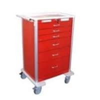 Soma Technology #WATERLOO-6DR, Crash Cart w/Lock/IV Pole 6Drw Refurb Red Ea Image Soma Technology #WATERLOO-6DR, Crash Cart w/Lock/IV Pole 6Drw Refurb Red Ea Image