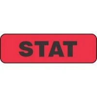 TimeMed #59702043, Label STAT 1-1/4x3/8" Adhesive Flourescent Red 1000/Rl Image TimeMed #59702043, Label STAT 1-1/4x3/8" Adhesive Flourescent Red 1000/Rl Image