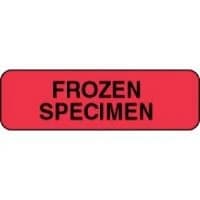 TimeMed #59702045, Label Frozen Specimen 1-1/4x3/8" Adhesive Flourescent Red 1000/Rl Image TimeMed #59702045, Label Frozen Specimen 1-1/4x3/8" Adhesive Flourescent Red 1000/Rl Image