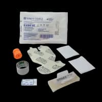 Trinity Sterile #50667, IV START KIT - Gauze, Tegaderm, Transpore Tape, Tourniquet, Red Label, Chloraprep 1.56ml, Dressing Change Label, CS/100 Image Trinity Sterile #50667, IV START KIT - Gauze, Tegaderm, Transpore Tape, Tourniquet, Red Label, Chloraprep 1.56ml, Dressing Change Label, CS/100 Image